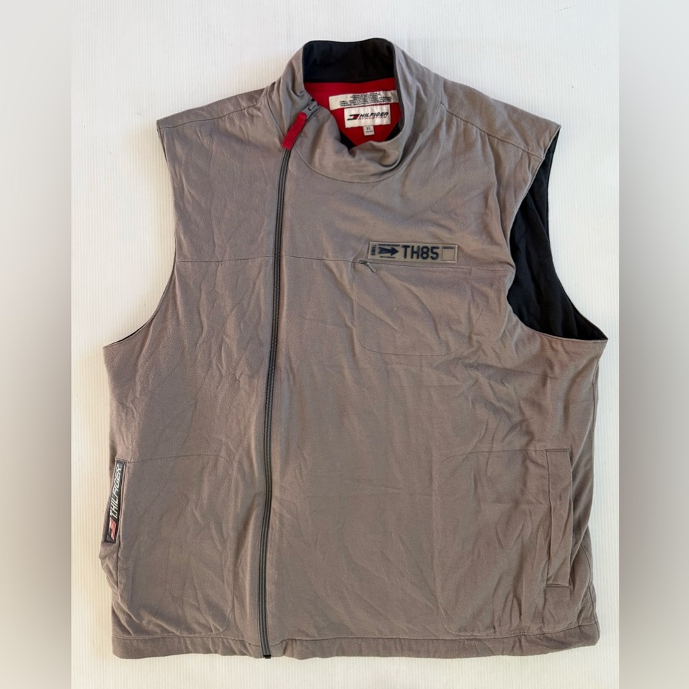 Vintage Tommy Hilfiger TH85 Men’s Vest Size XL Gray